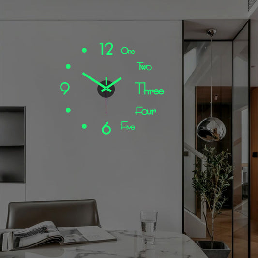 3D  Luminous Digital Wall Clock - Decor Your Room!